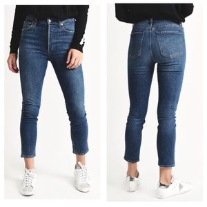 AGOLDE Nico High Rise Slim Fit Ankle Jeans Sz 29